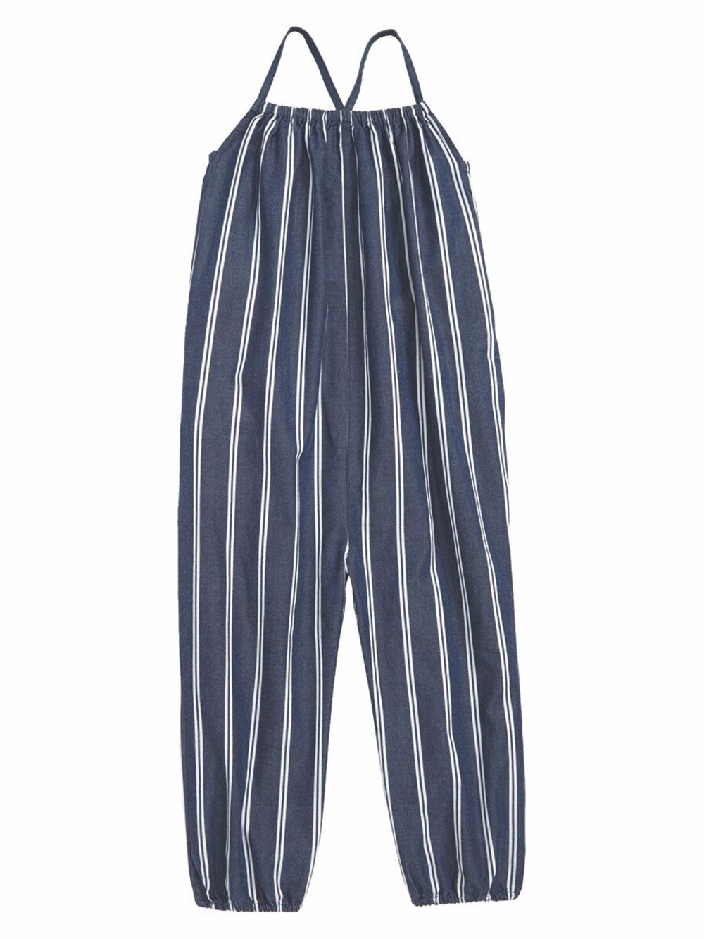 NWOT Stem Denim Striped Jumper